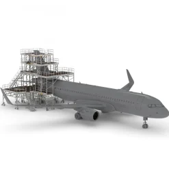 Arbetsplattform Flygplanssvans