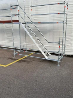 Byggställning modul stål 15x4m