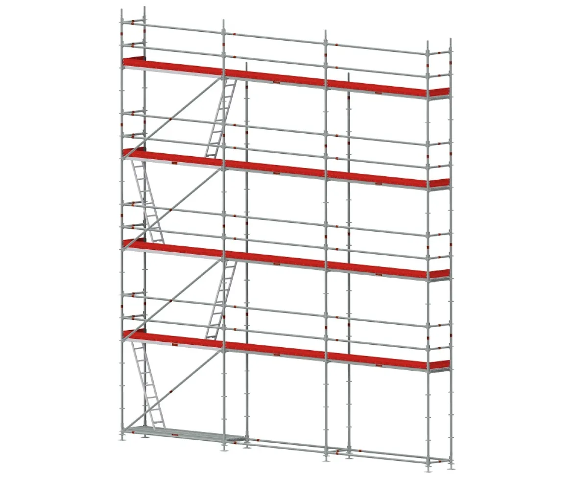 Byggställning modul stål 9x10 m