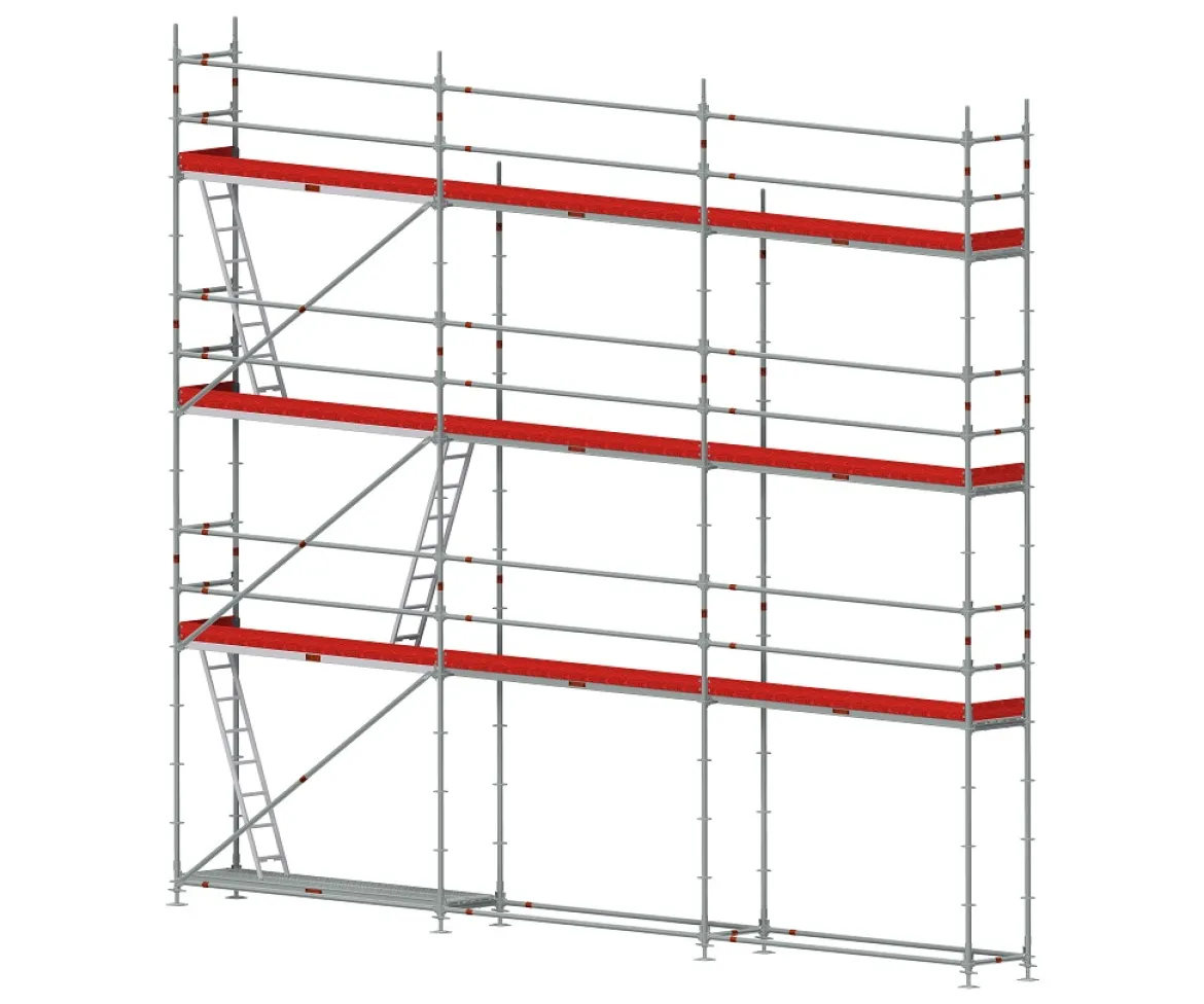 Byggställning modul stål 9x8 m