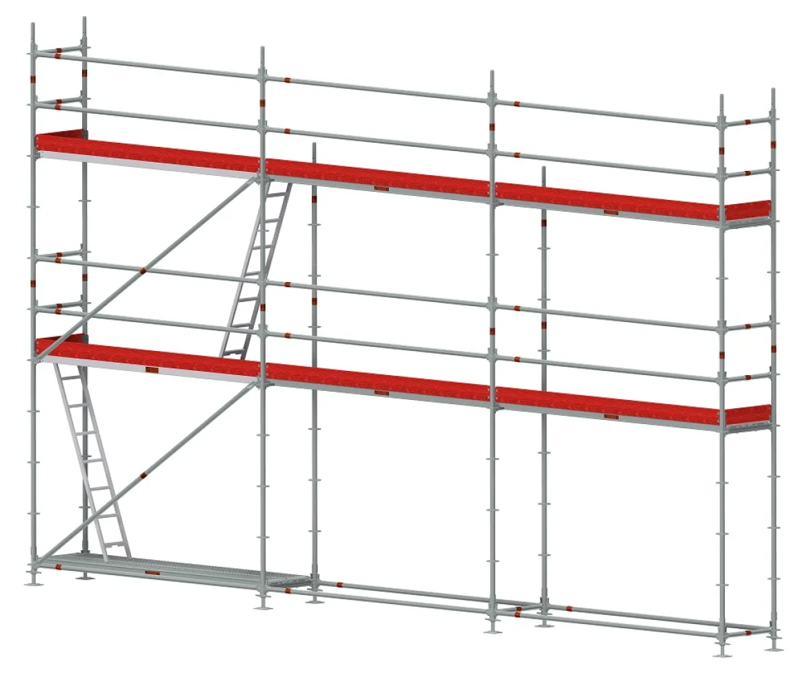 Byggställning modul stål 9x6 m
