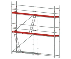 Byggställning modul stål 6x6 m