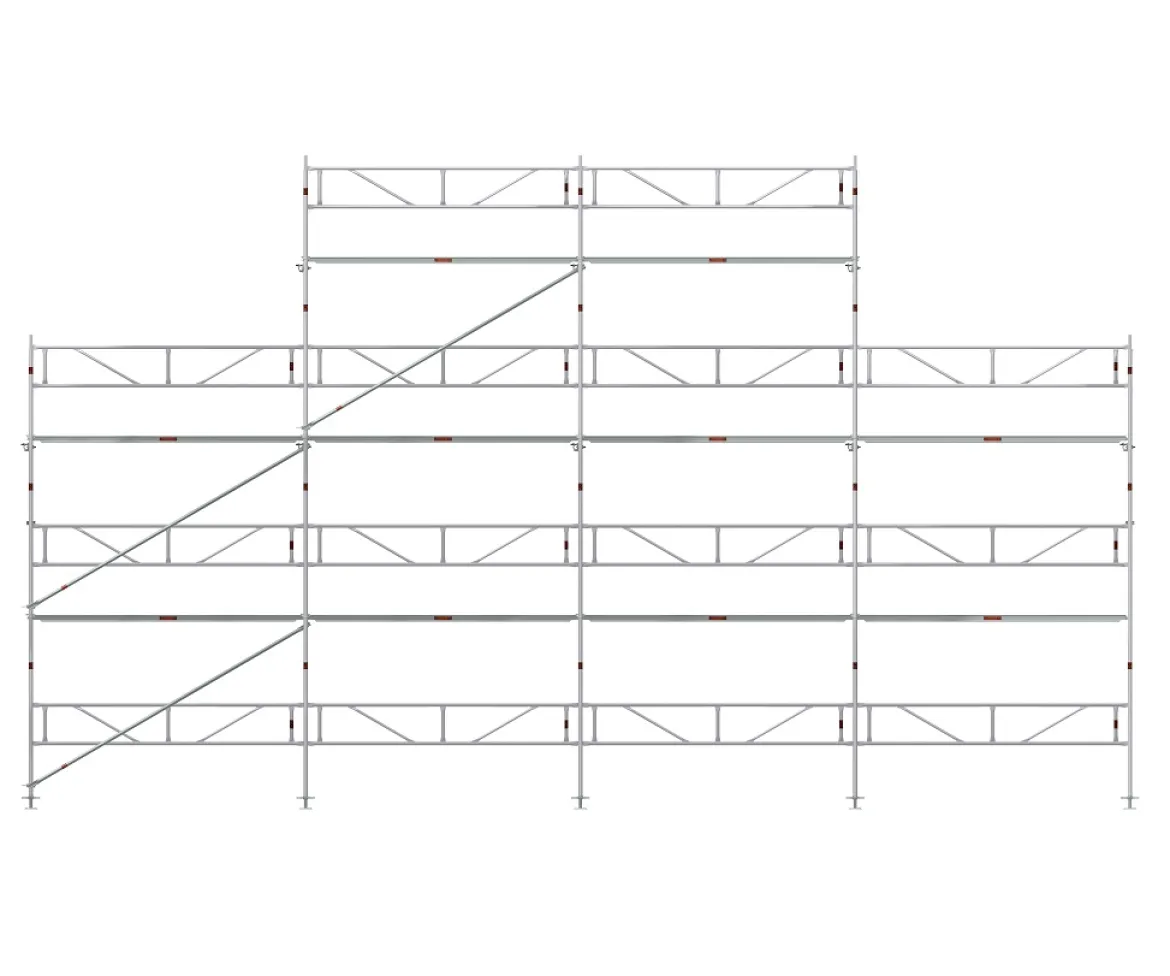 Byggställning RAM ALU 12x6 m med gaveltopp
