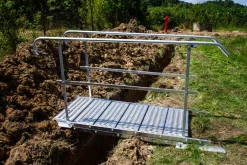Byggtrappa 100cm 6 steg komplett 2 räcken