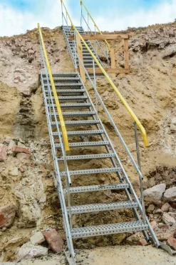 Byggtrappa 12-steg 70cm ALU
