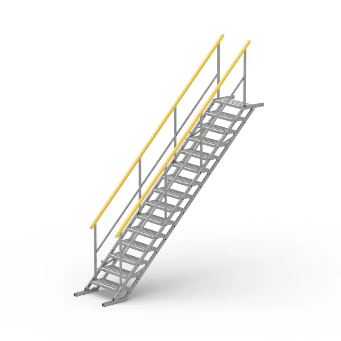 Byggtrappa 15-steg 70cm ALU