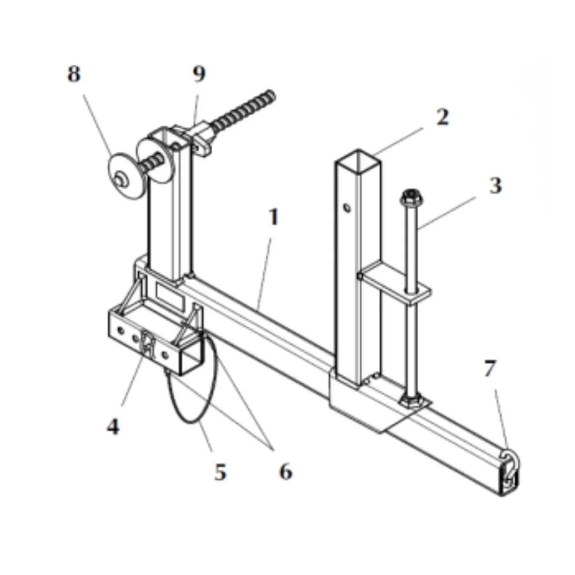 Combisafe Takfotsfäste 1704