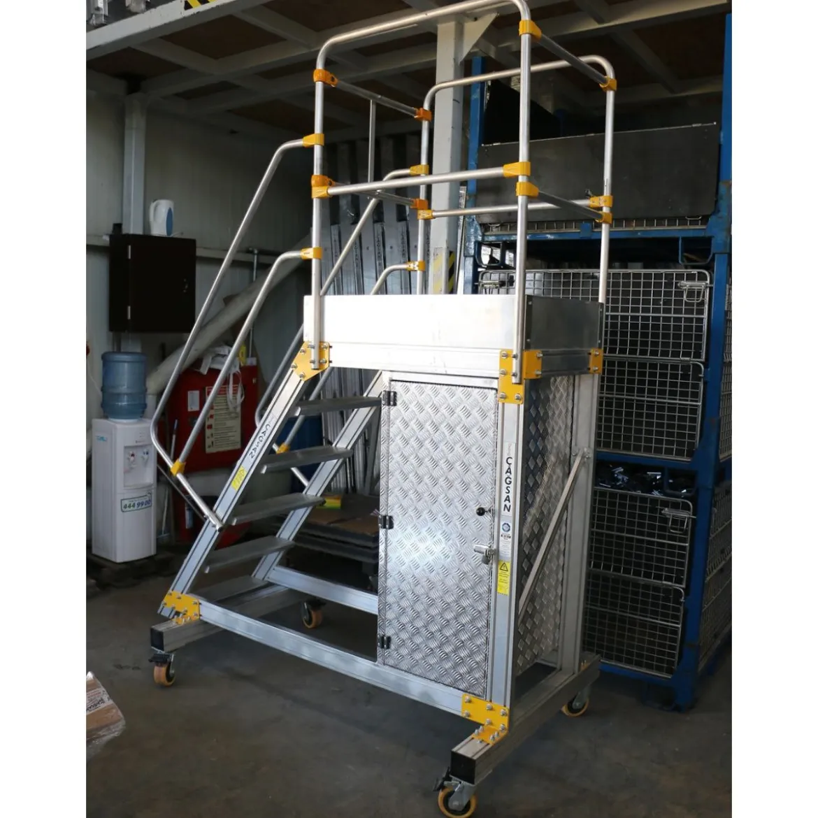Flyttbar arbetsplattform Aluminium