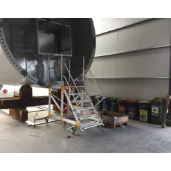 Flyttbar arbetsplattform Aluminium