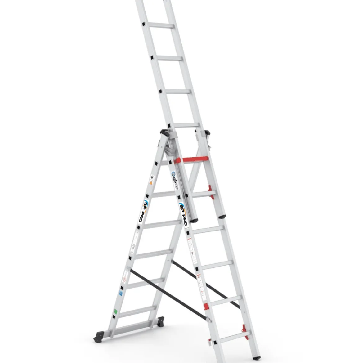 Kombistege 4,1m 3-delad