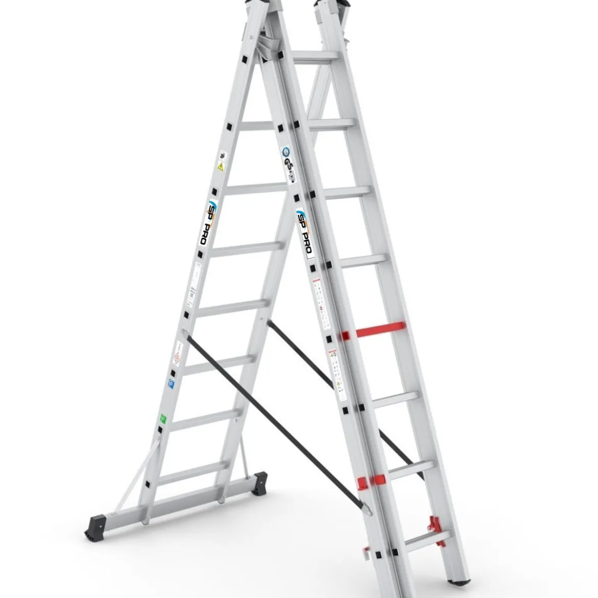 Kombistege 6,9m 3-delad