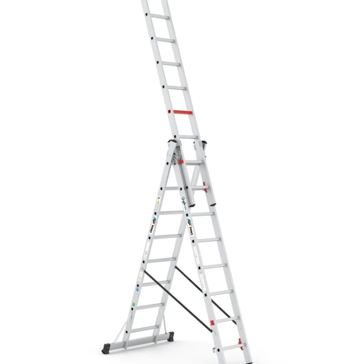 Kombistege 6,9m 3-delad
