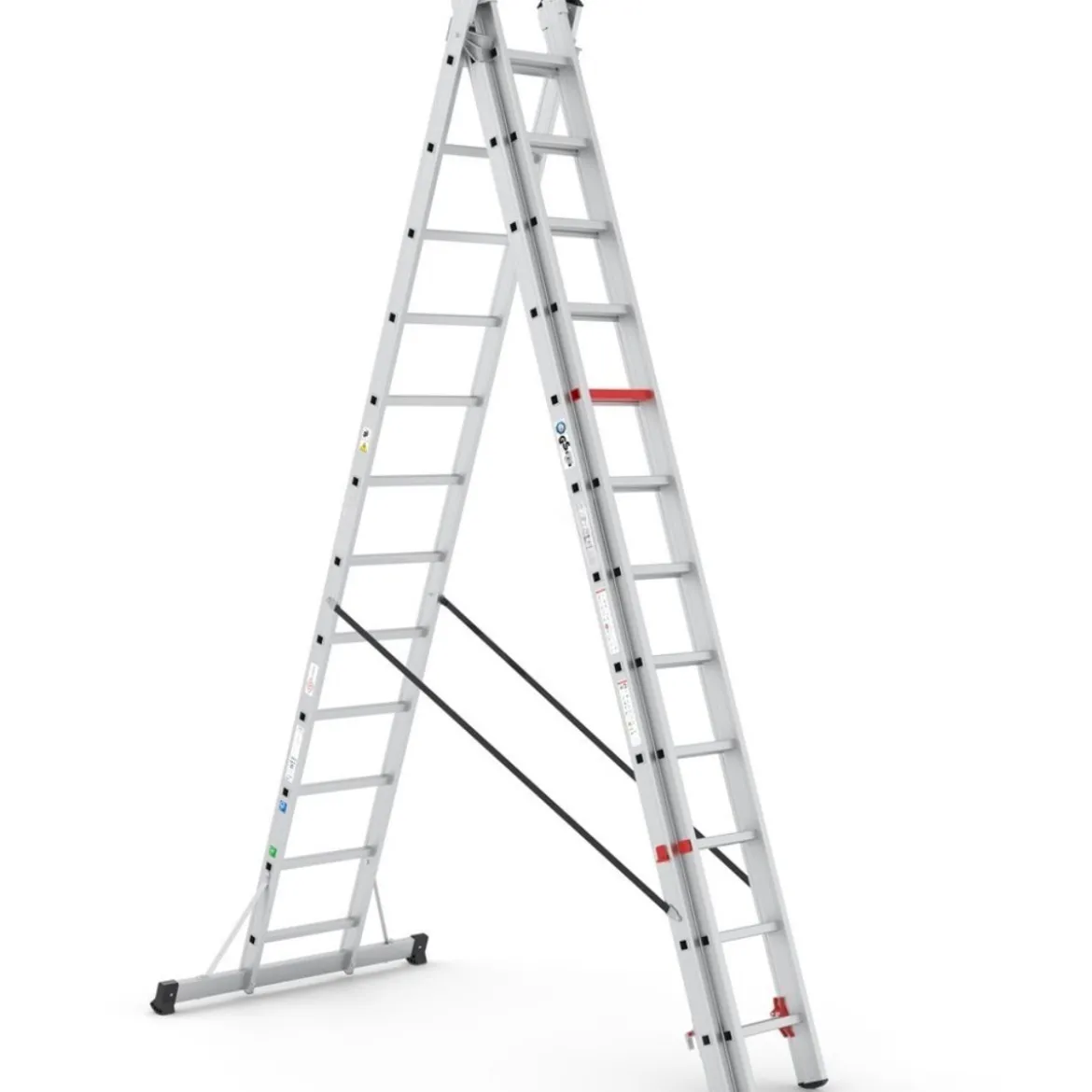 Kombistege 8,6m 3-delad