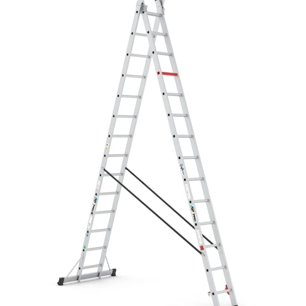 Kombistege 7,2m 2-delad