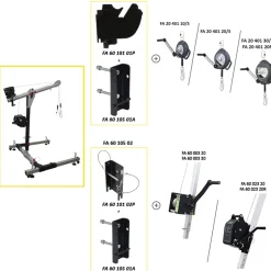 Mobil H-Förankringspunkt Davit