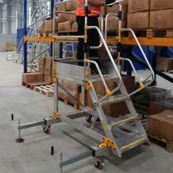 Plattformstrappa med stabilisator