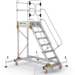 Plattformstrappa med stabilisator