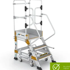 Plattformstrappa 0,75m manuell spärr