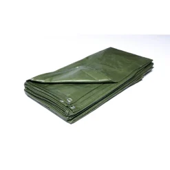 Presenning 160g/m² 8x10m grön