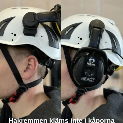 Skyddshjälm Vit EASY inkl. visir
