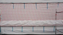 Skyddsräckesnät Värmetålig sparklist 1,5 x 10m