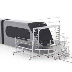 Specialdesignad Arbetsplattform Tåg