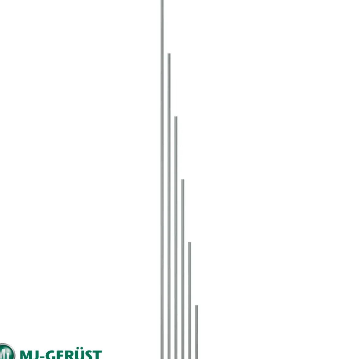 Ställningsrör Stål 48,3 x 3,2 mm
