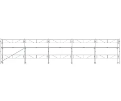 Ställningstrailer med 60m² Villapaket Ram ALU