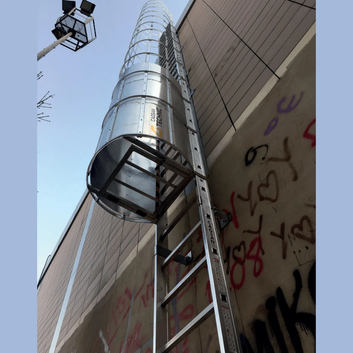 Underhållsplattform silo