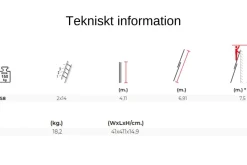 Utskjutsstege 6,9m 2-delad
