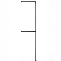 Väggmonterad klädställning dubbel 50x200