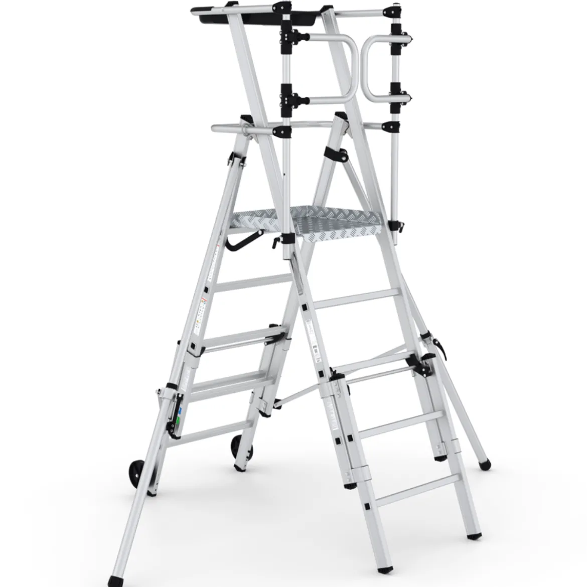 Vikbar teleskopisk arbetsplattform 1,05-1,3m
