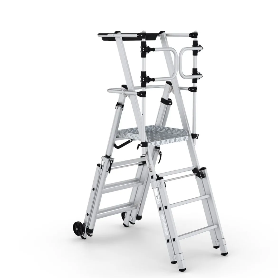 Vikbar teleskopisk arbetsplattform 1,05-1,3m