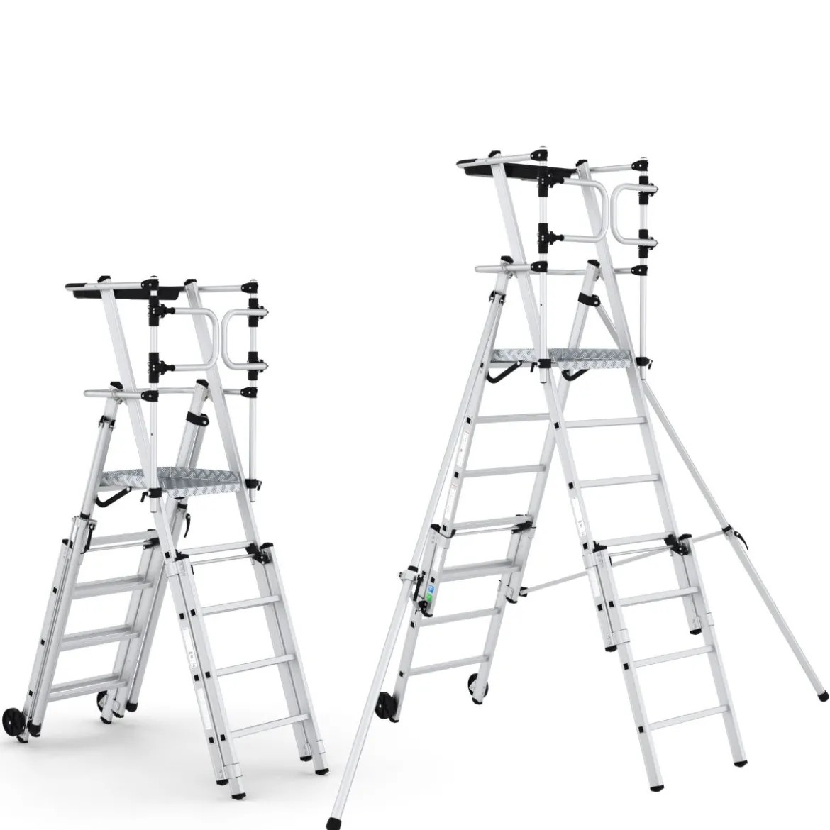 Vikbar teleskopisk arbetsplattform 1,31-1,83m